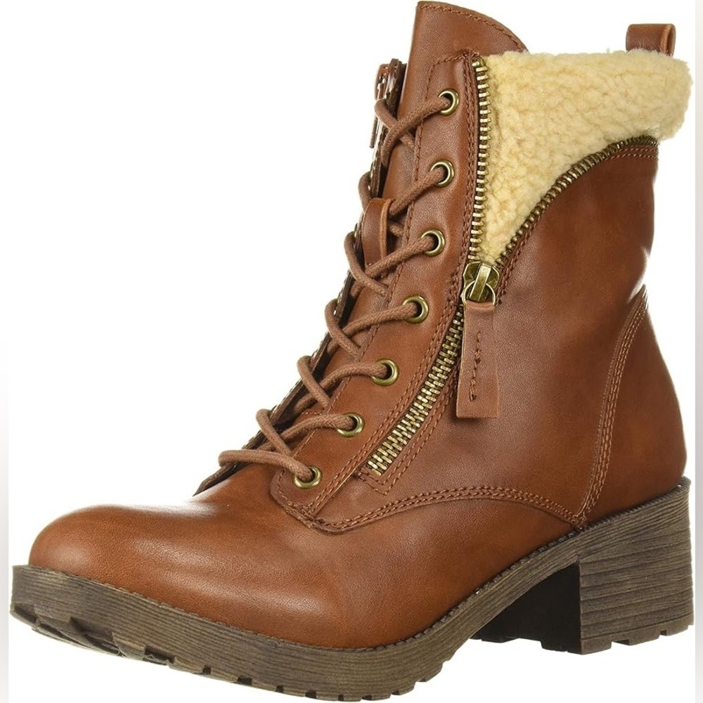 Rock & Candy - Sandye Faux Leather Ankle Boot. 7.5